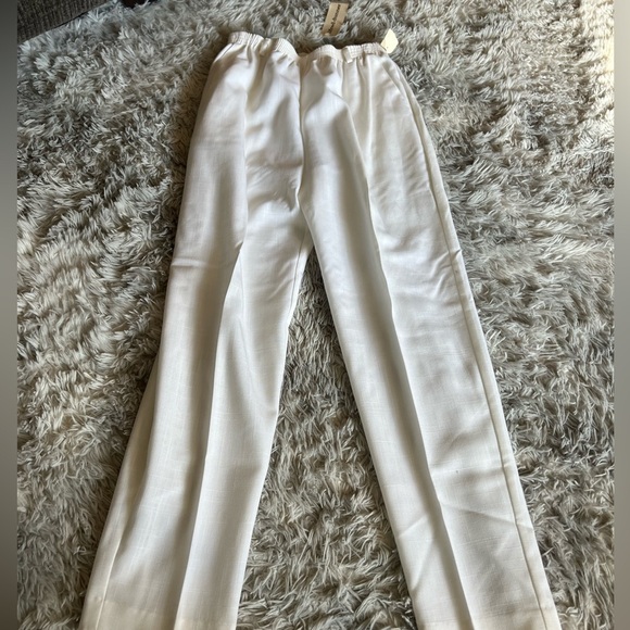 NWT Alfred Dunner white pants slacks - Picture 2 of 4